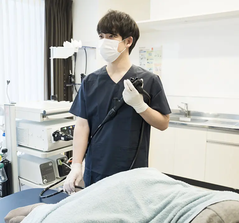 高度な内視鏡技術を持つ院長